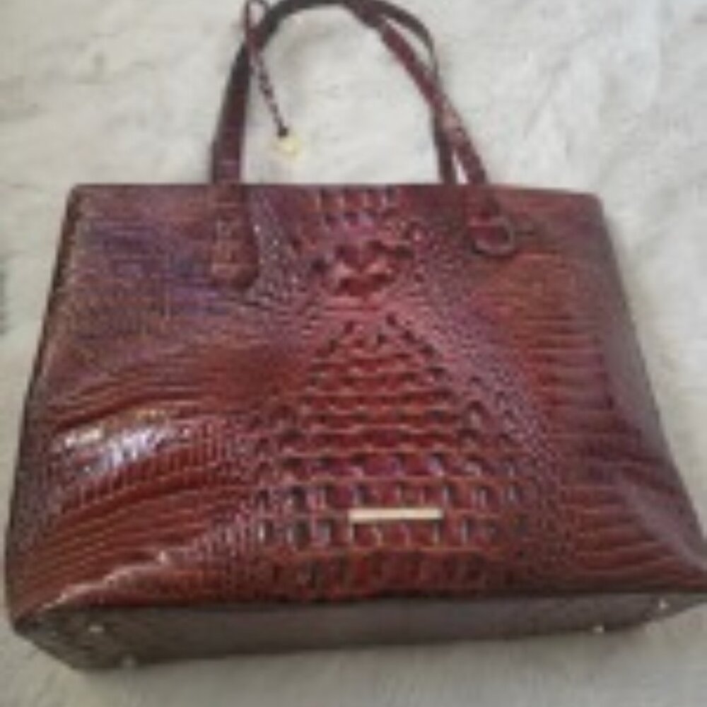 Brahmin Large Asher Tote- Pecan Color